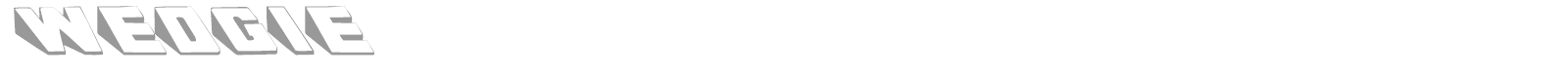Wedgie font preview